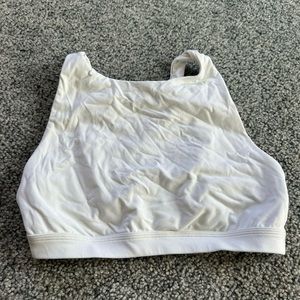 White aerie sports bra